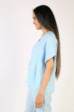 Milson Elle Top In Chambray