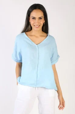 Milson Elle Top In Chambray