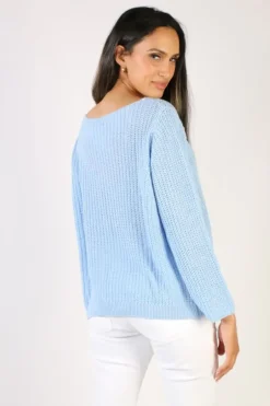 Milson Piper Jumper In Chambray