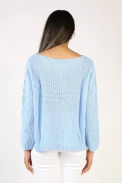 Milson Piper Jumper In Chambray