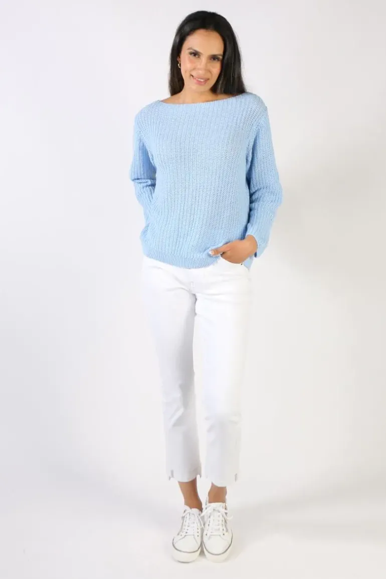 Milson Piper Jumper In Chambray