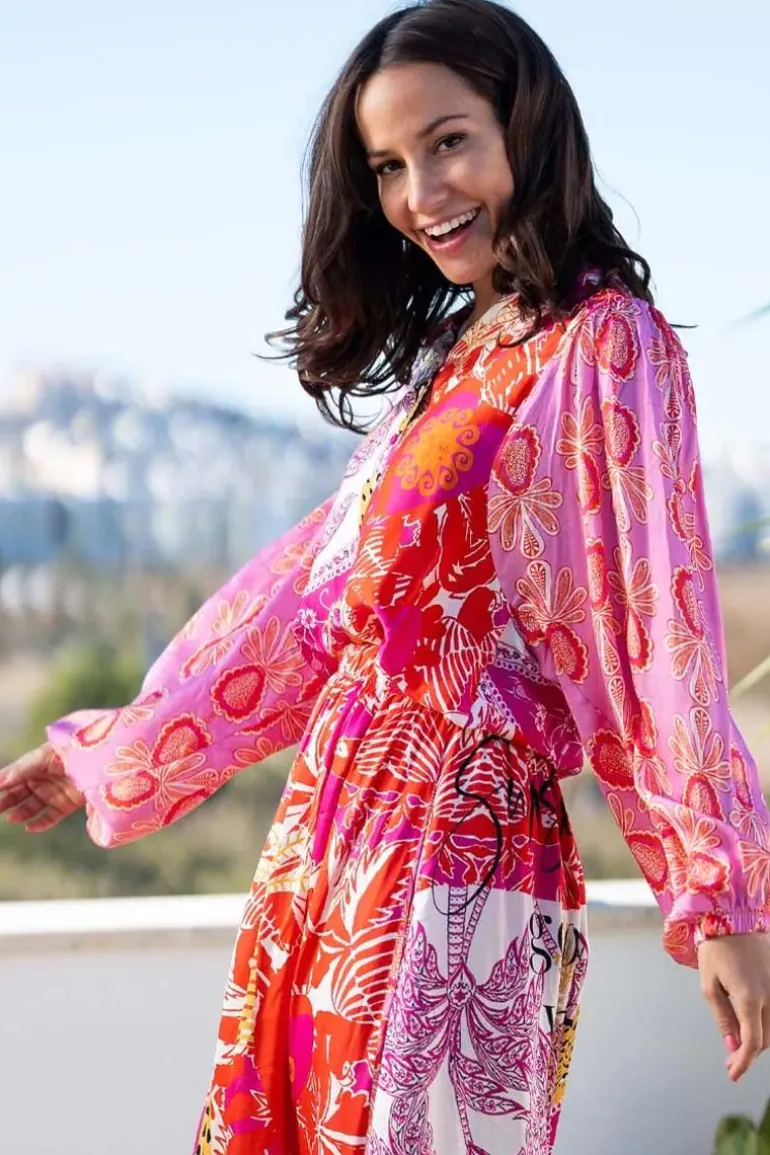 Miss Goodlife Good Vibes Shirt In Multi