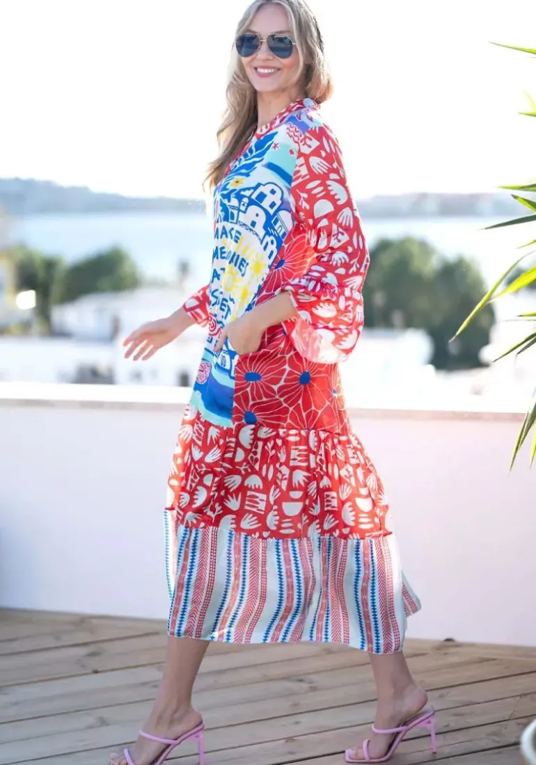 Miss Goodlife Indie Grace Dress In Multi