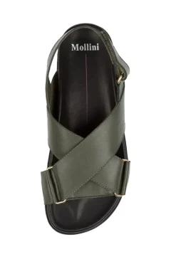 Mollini Haylow Sandal In Olive