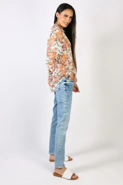 Monique Shirt By Salt + Stone In Orange