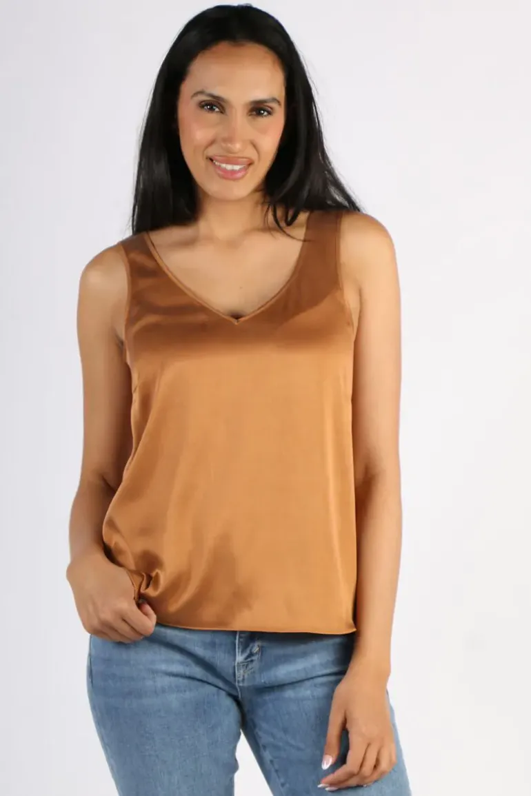 Mos Mosh Astrid Tank In Tan