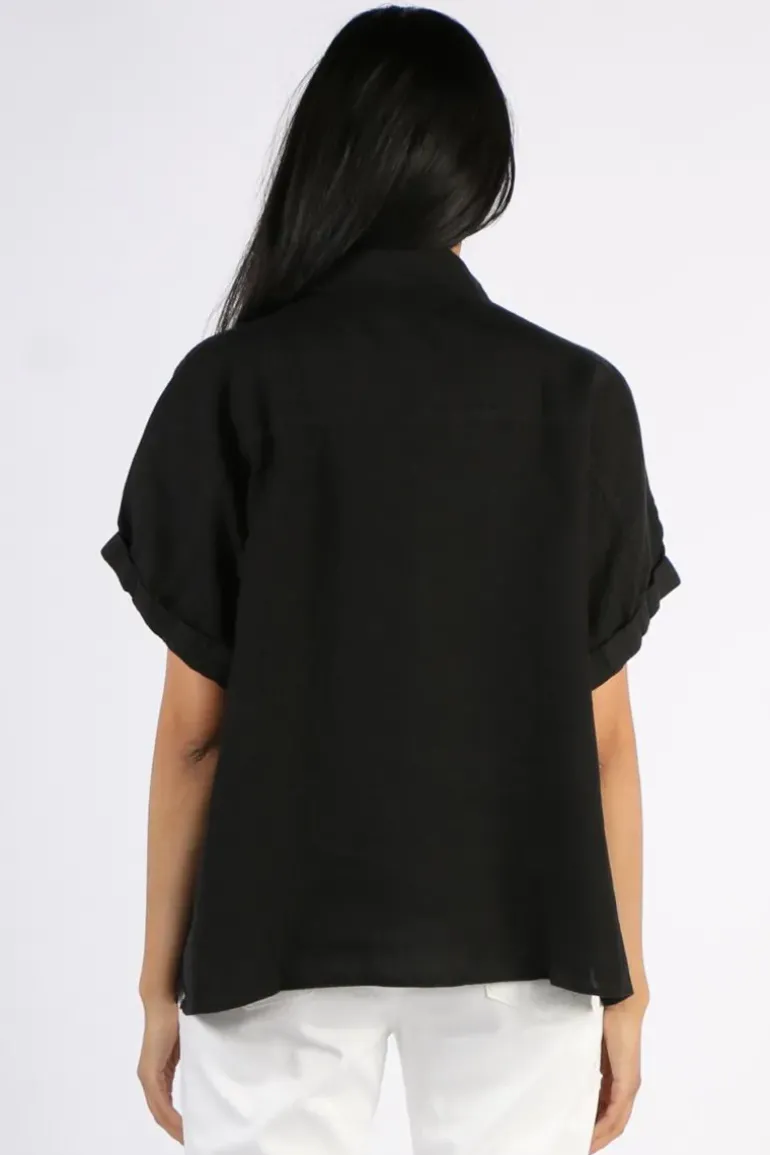 Mos Mosh Aven Shirt In Black