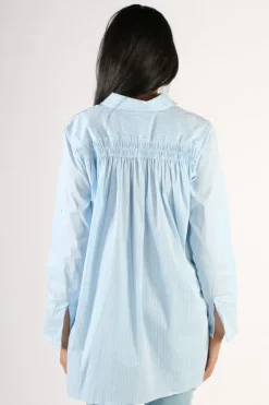 Mos Mosh Clear Skies Overshirt In Stripe