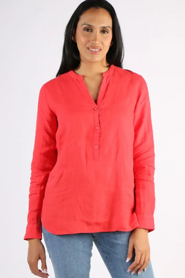 Mos Mosh Danna Shirt In Tomato