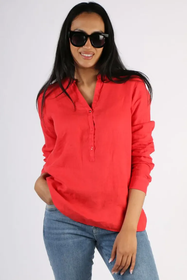Mos Mosh Danna Shirt In Tomato