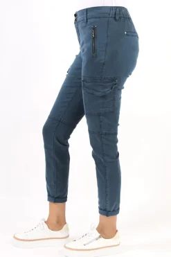 Mos Mosh Gilles Cargo Pant In Blue