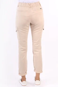Mos Mosh Gilles Timaf Cargo Pant In Cement