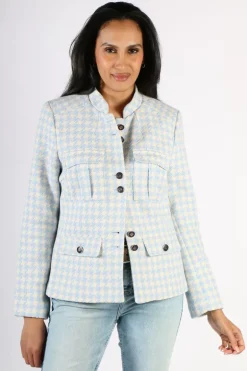 Mos Mosh Iris Ester Jacket In Sky Check