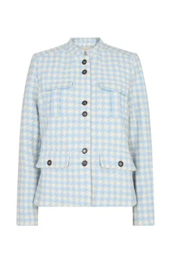 Mos Mosh Iris Ester Jacket In Sky Check