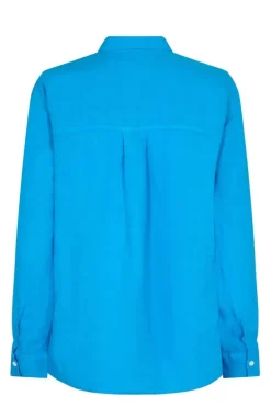 Mos Mosh Kali Linen Shirt In Regatta