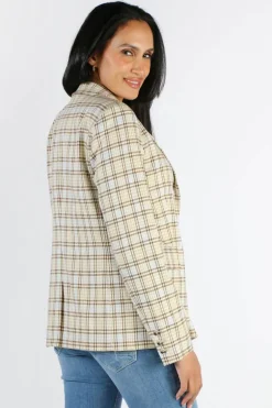 Mos Mosh Lake Iza Blazer In Check
