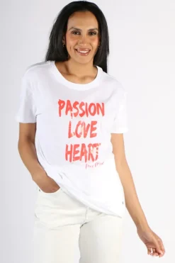Mos Mosh Passion Love Tami Tee In White