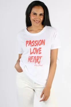 Mos Mosh Passion Love Tami Tee In White