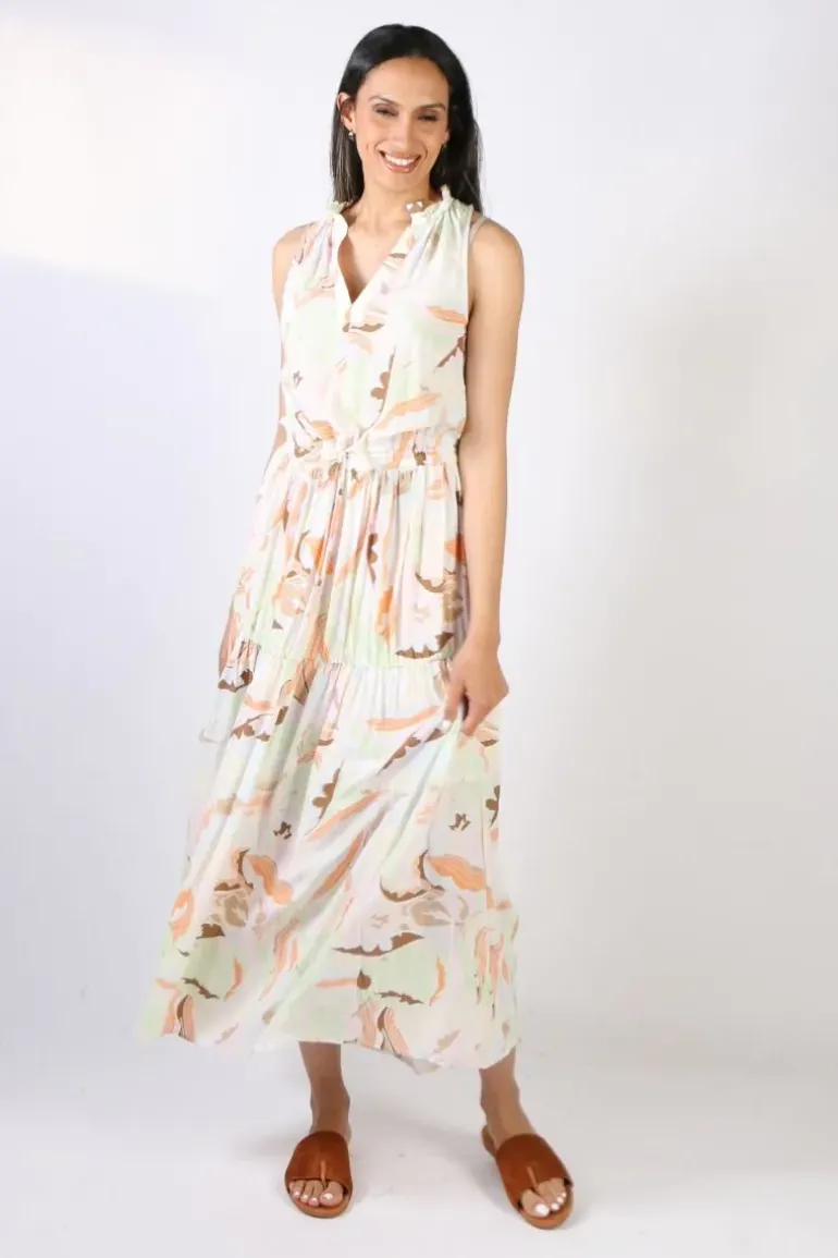 Mos Mosh Sabri Cosmos Print Dress