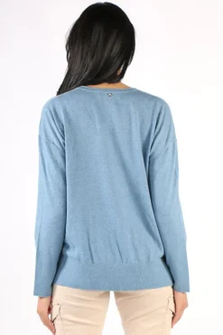 Mos Mosh Tani Wyn Jumper In Blue