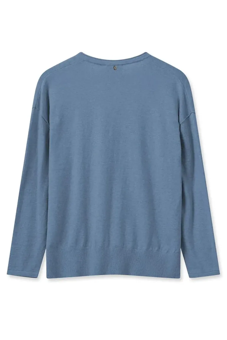 Mos Mosh Tani Wyn Jumper In Blue