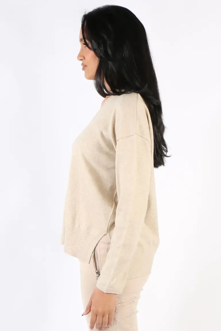 Mos Mosh Tani Wyn Jumper In Cement
