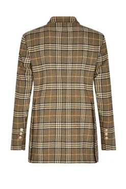 Mos Mosh Wanda Soft Twill Blazer In Check