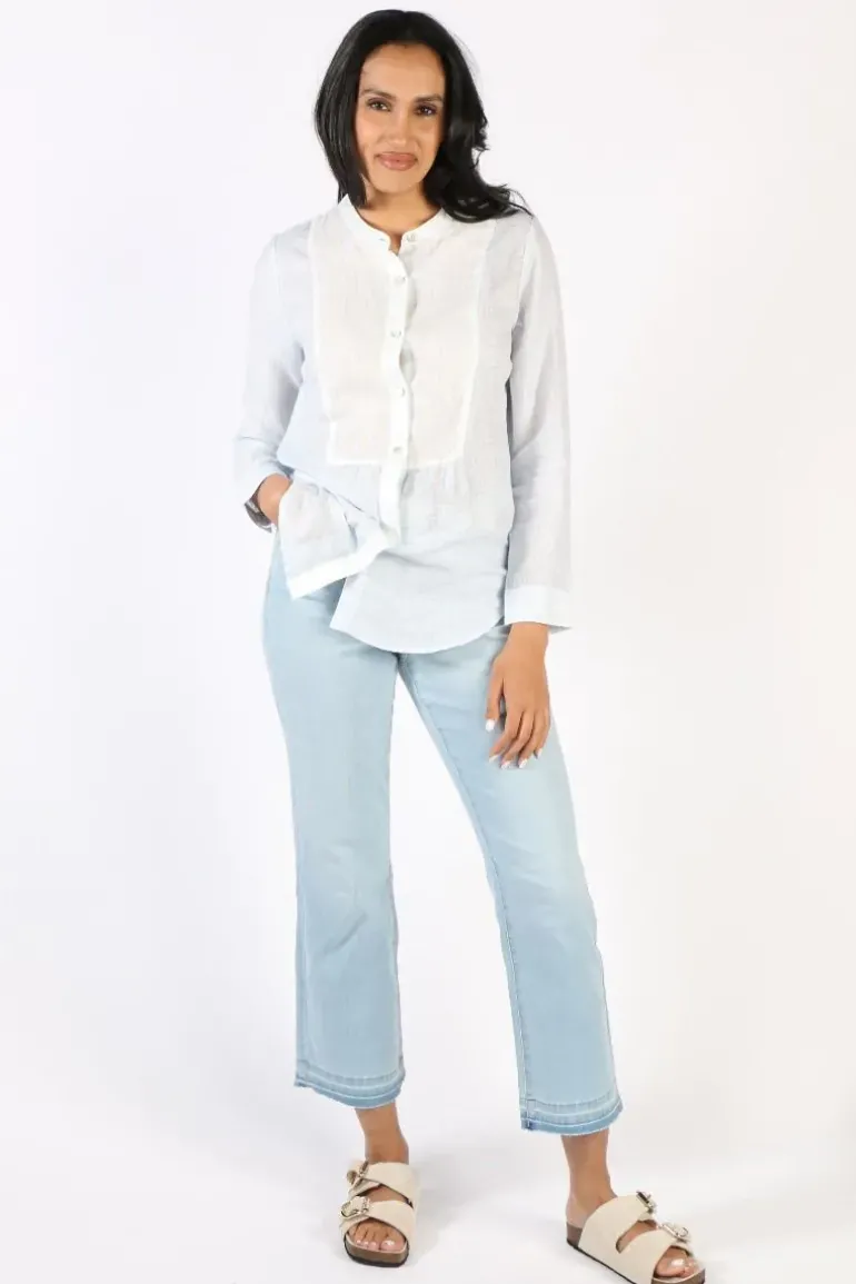 Naturals Bib Shirt In Sky
