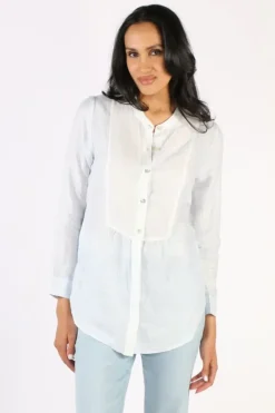 Naturals Bib Shirt In Sky