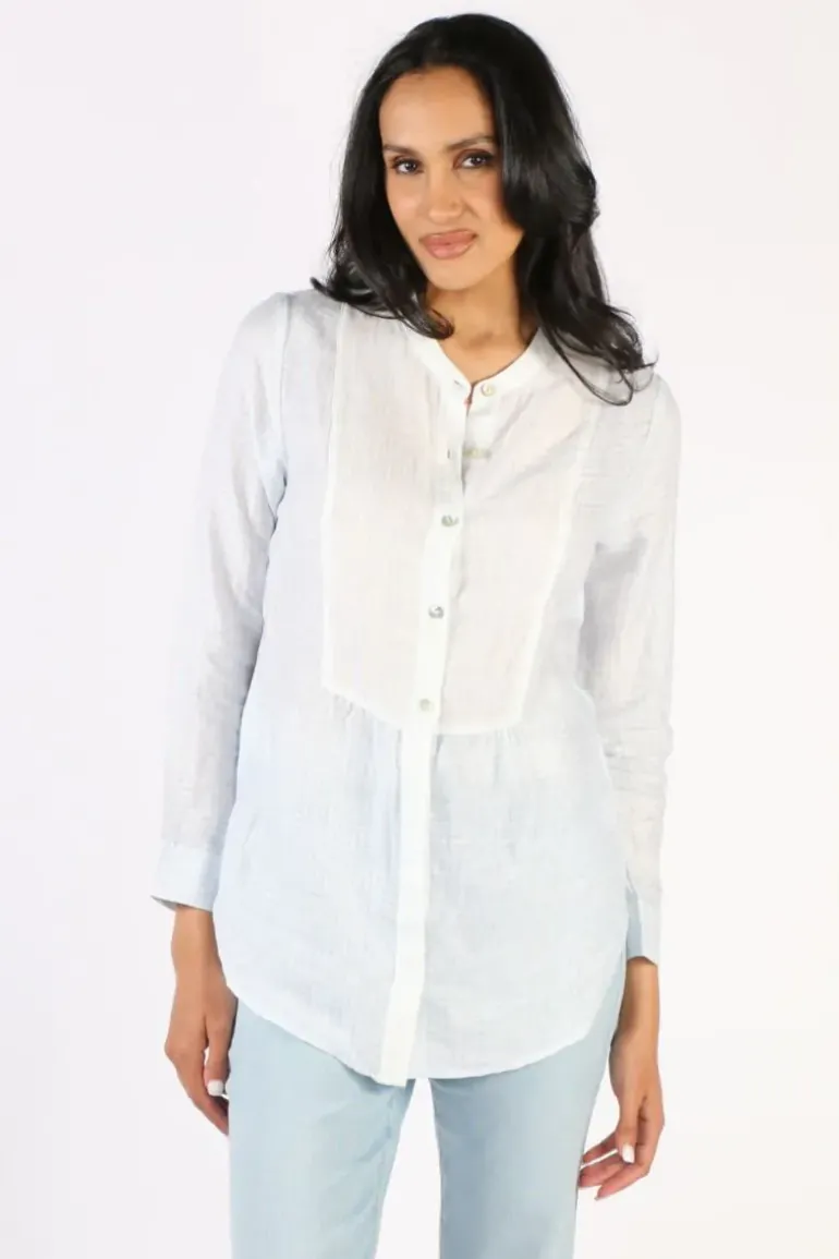 Naturals Bib Shirt In Sky