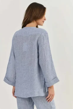 Naturals Cuff Shirt In Blue