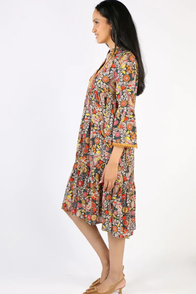 Naudic Beatrix Heather Dress In Print