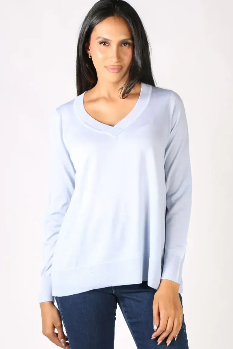 Network Sweater By Verge In Bluebell