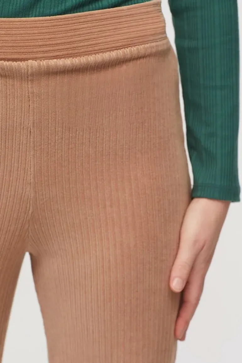 Nice Things Corduroy Stretch Pant In Beige