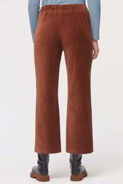 Nice Things Corduroy Stretch Pant In Brown