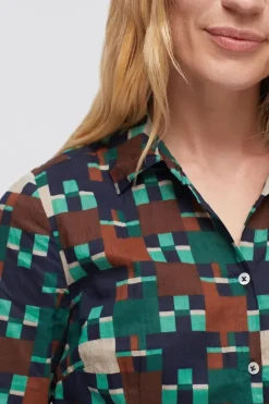 Nice Things Patch Shirt In Print