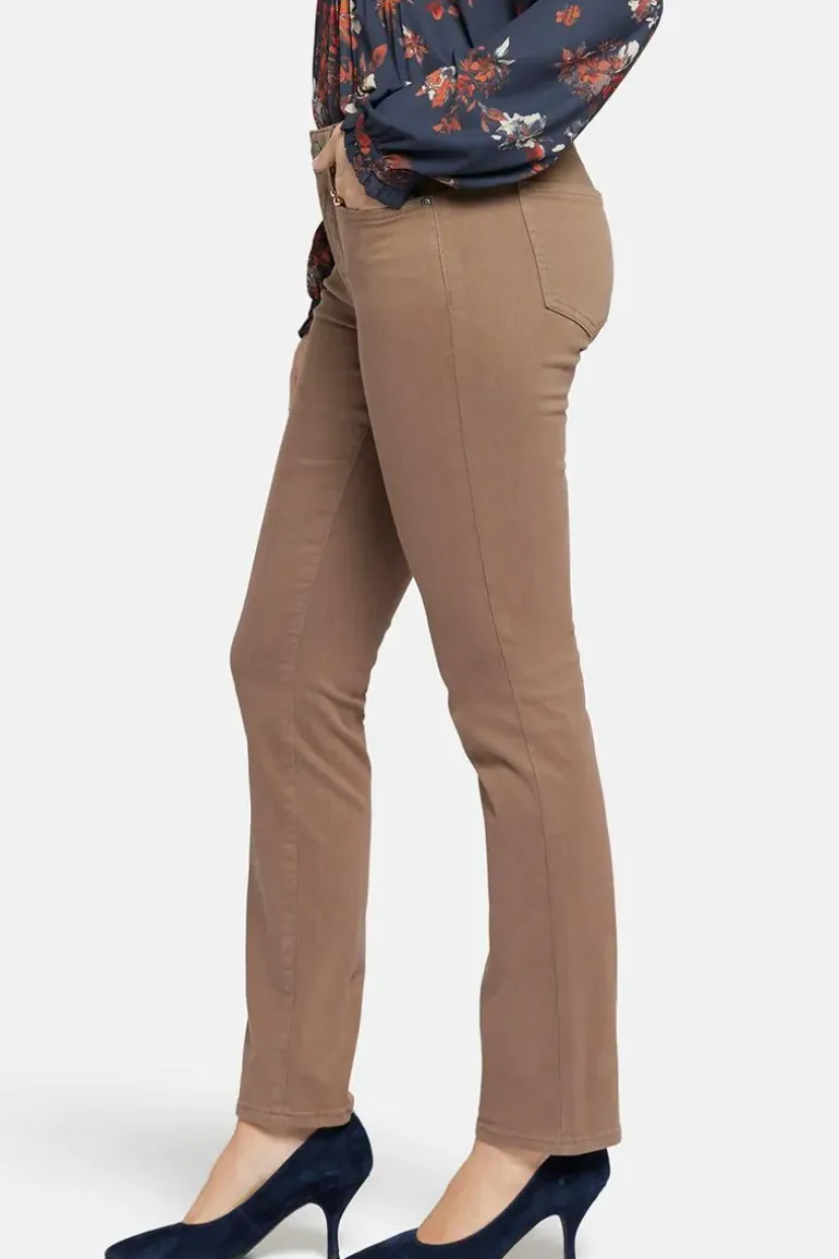 NYDJ Sheri Slim Jean In Incense Brown