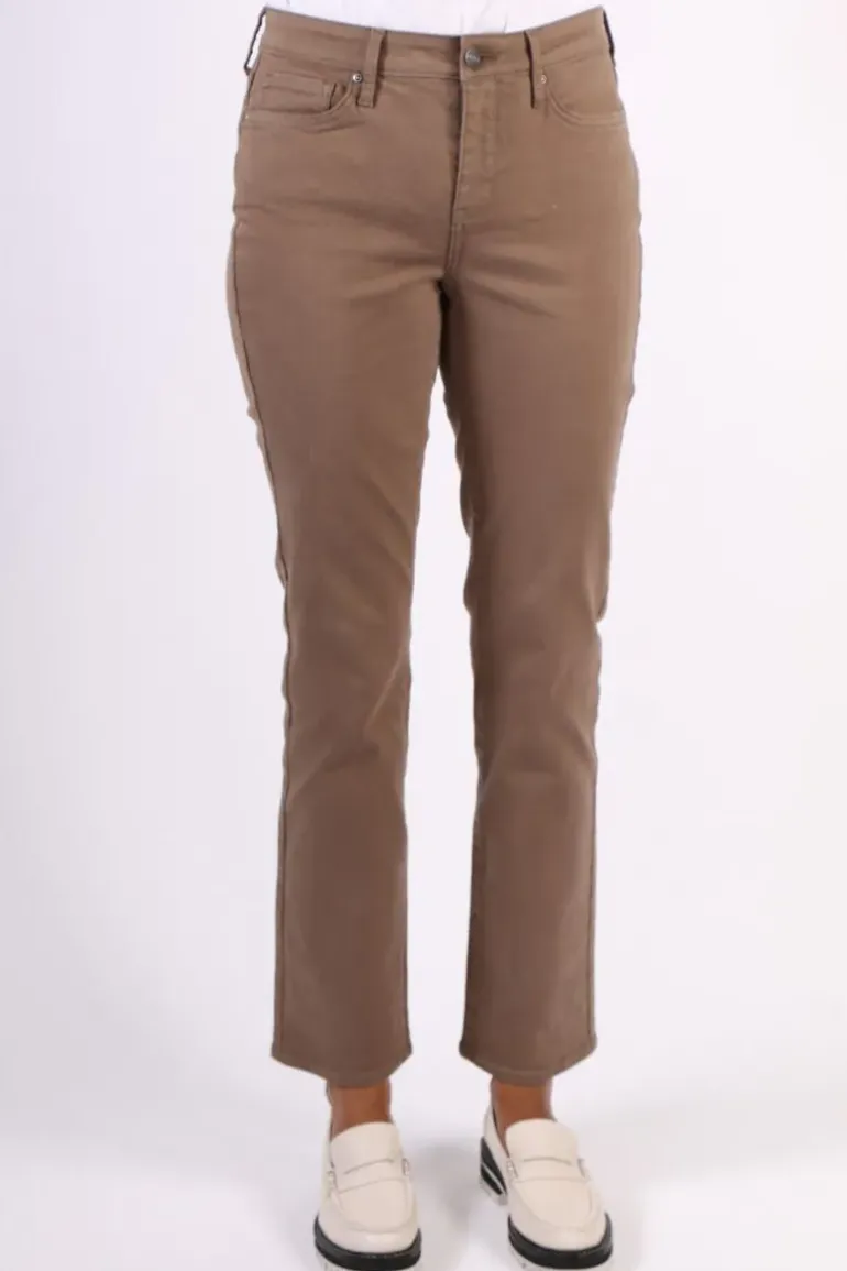 NYDJ Sheri Slim Jean In Incense Brown