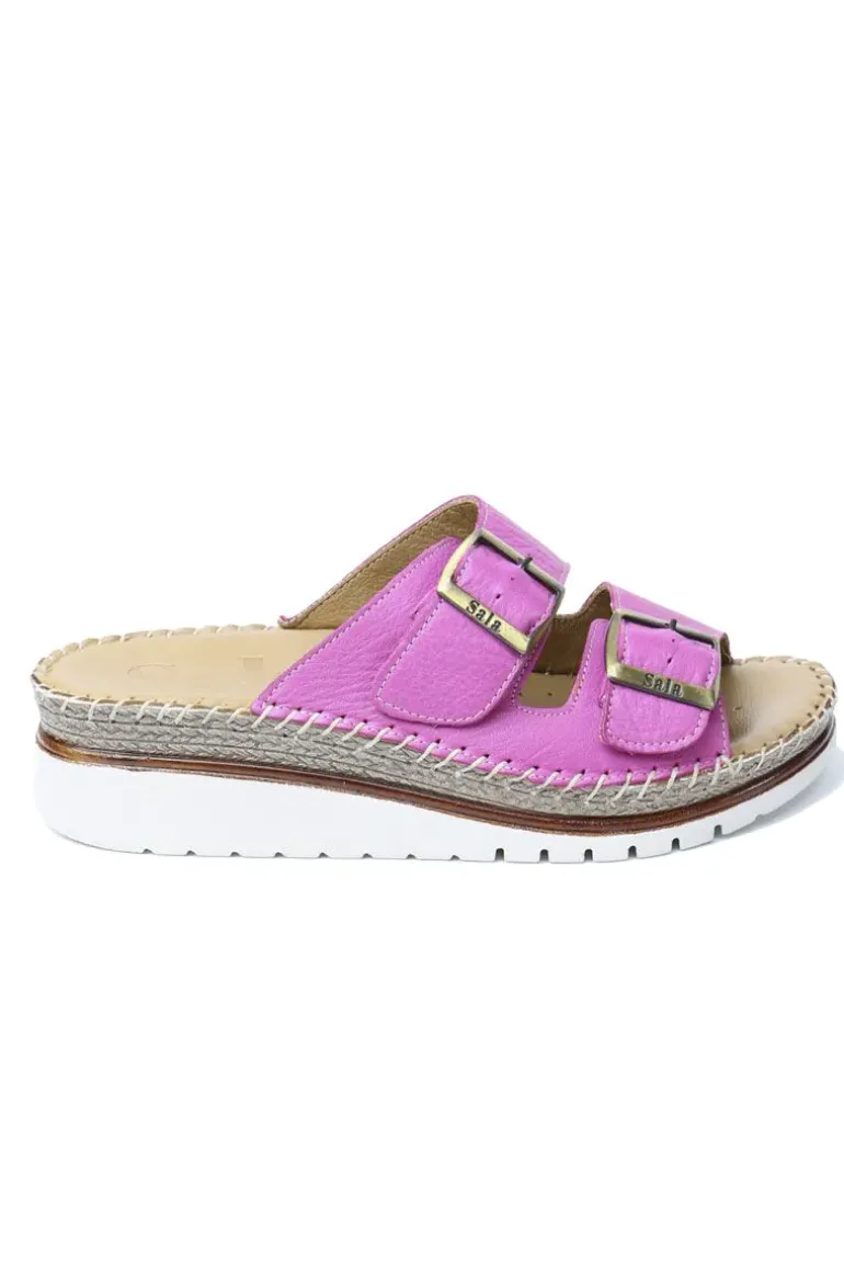 Oasis Sandal By Sala In Fuchsia
