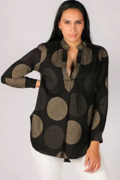 Olive Jap Poppy Shirt In Black By Bagruu