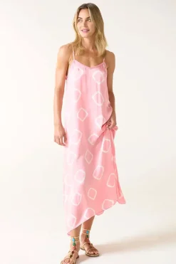 One Season Atlas Llew Slip Dress In Flamingo Pink