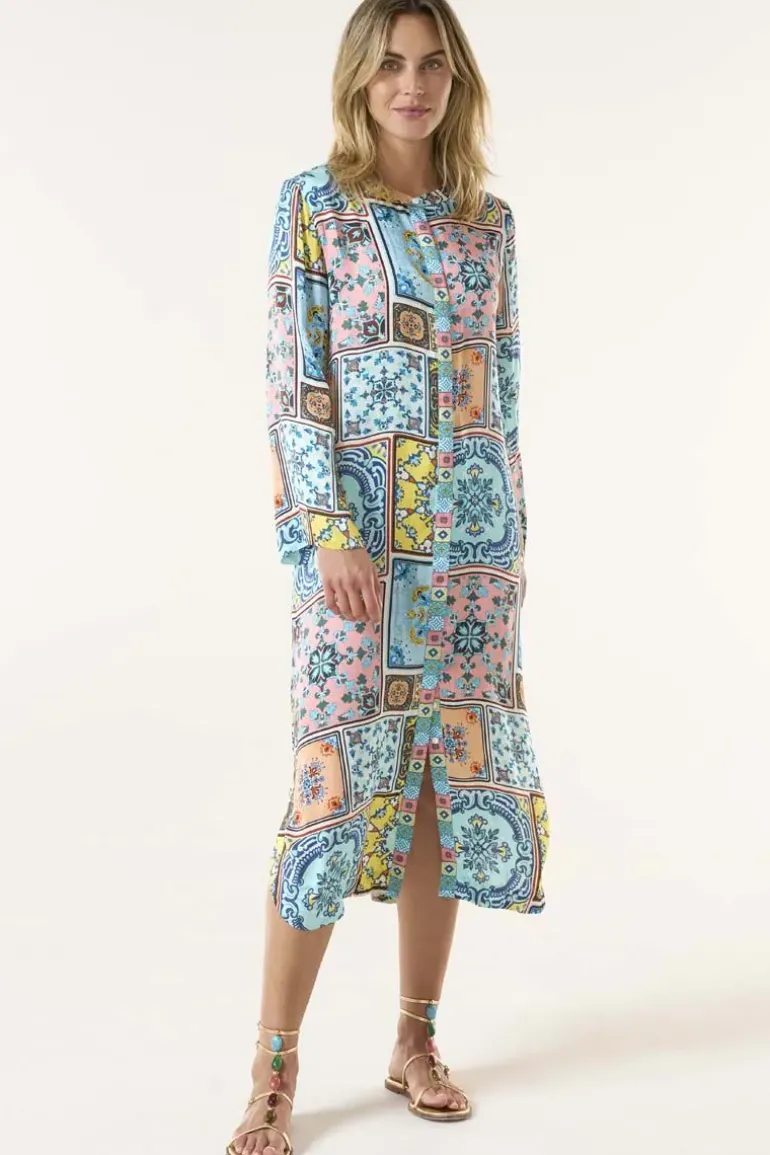 One Season Casablanca Sani Maxi Dress In Multi
