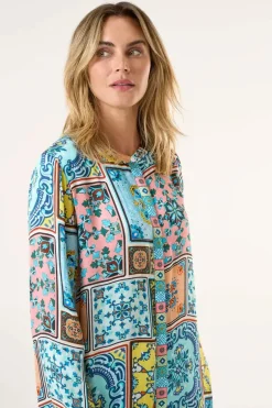 One Season Casablanca Sani Maxi Dress In Multi