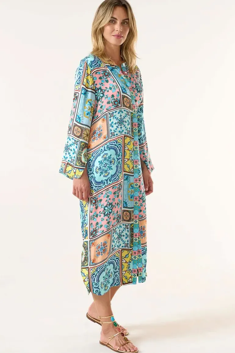 One Season Casablanca Sani Maxi Dress In Multi