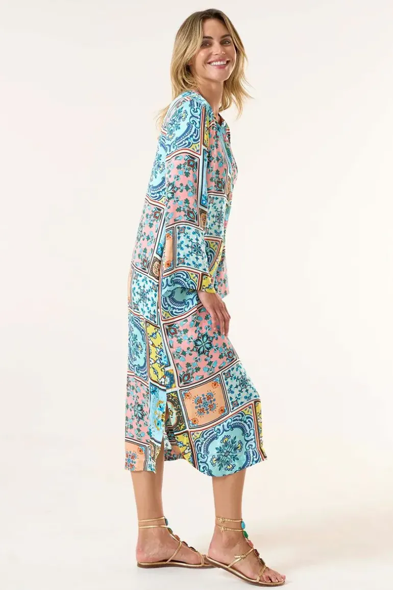 One Season Casablanca Sani Maxi Dress In Multi