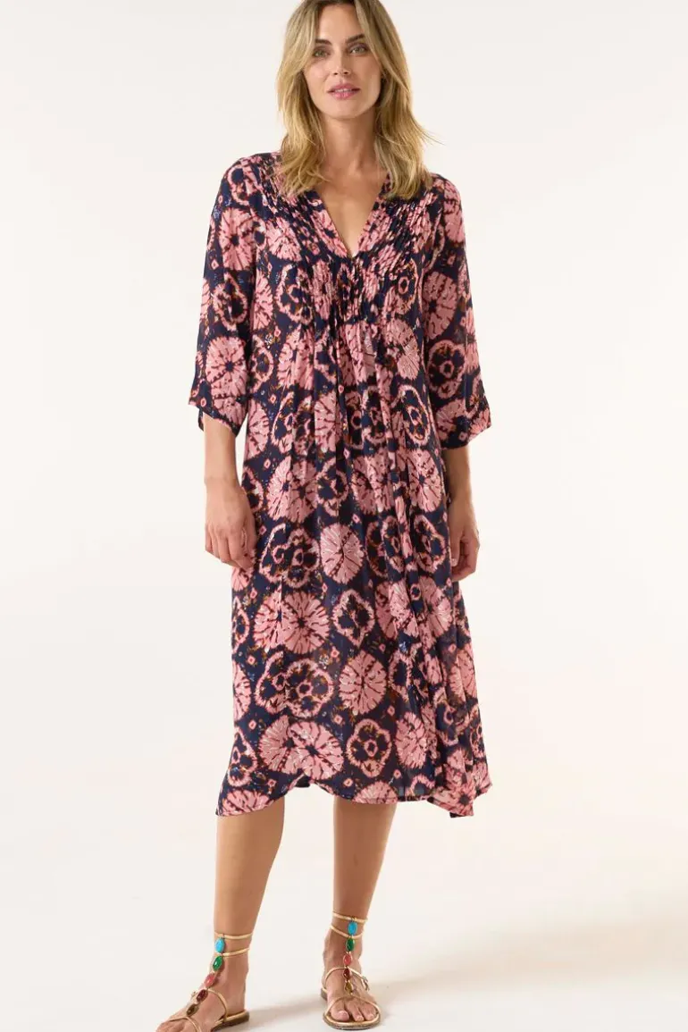 One Season Comogli Mia Dress In Coral