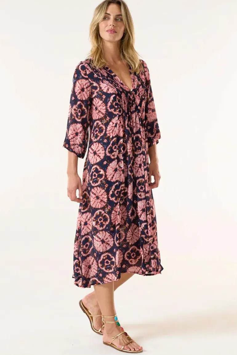 One Season Comogli Mia Dress In Coral