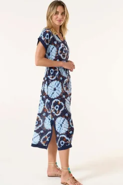 One Season Comogli Sani Dress In Navy