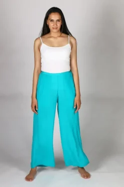 Palazzo Pant By Anupamaa In Emerald
