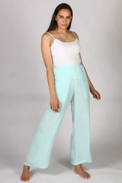 Palazzo Pant By Anupamaa In Mint